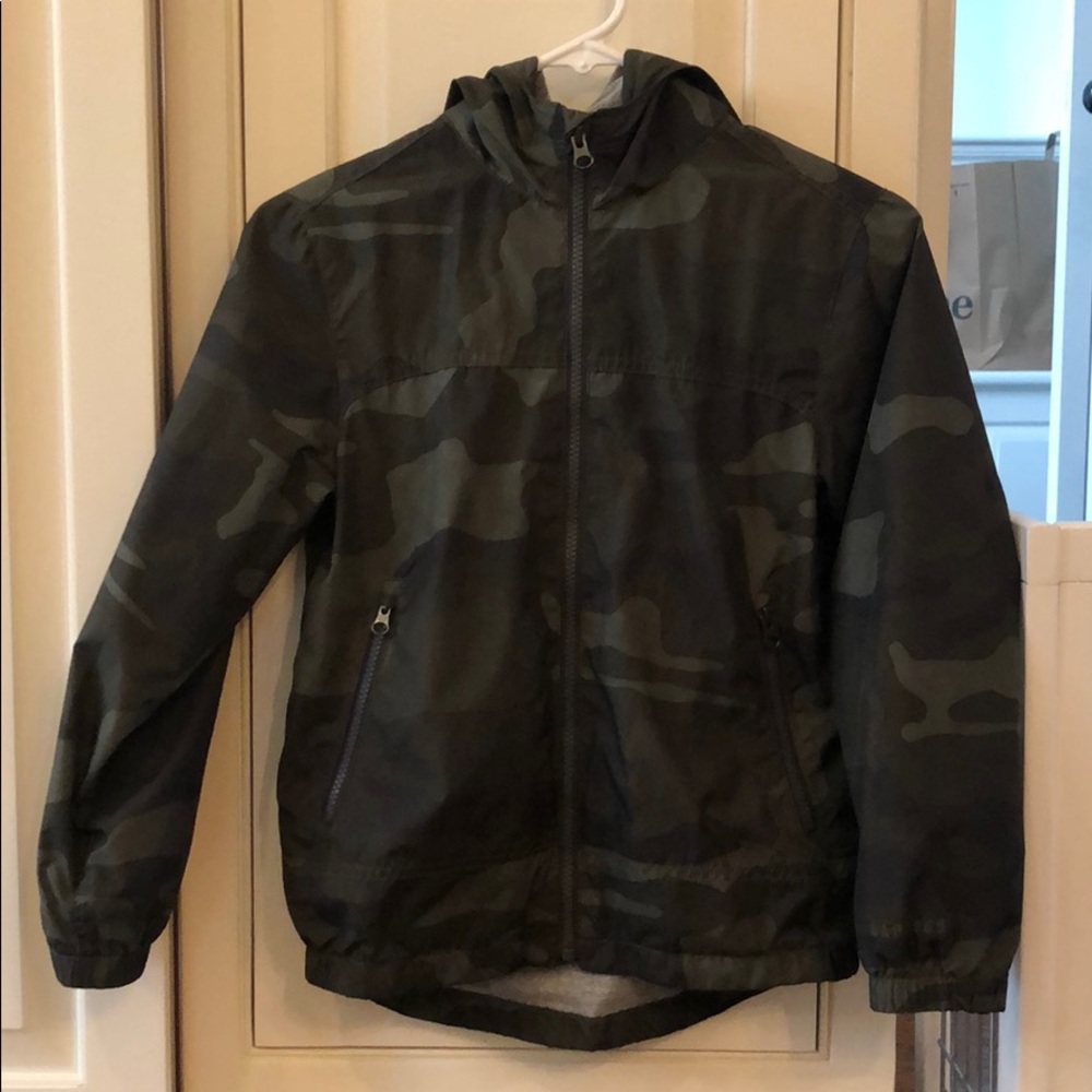 GAP Camouflage Boys Lightweight Coat with Hood